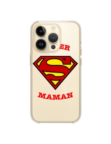 iPhone 14 Pro Case Super Mamma Clear - Laetitia