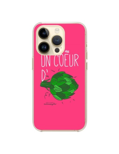 Coque iPhone 14 Pro Toi tu as un coeur d'artichaut - Leellouebrigitte