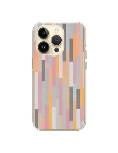 Coque iPhone 14 Pro Bandes Couleurs - Leandro Pita