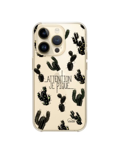 Cover iPhone 14 Pro Cactus Je Pique Trasparente - Lolo Santo