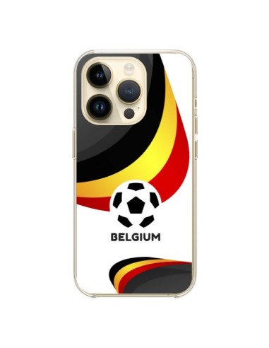 Coque iPhone 14 Pro Equipe Belgique Football - Madotta
