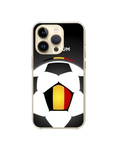 Coque iPhone 14 Pro Belgique Ballon Football - Madotta