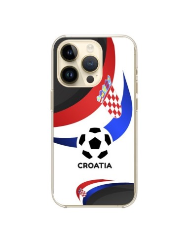 Coque iPhone 14 Pro Equipe Croatie Football - Madotta