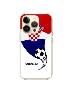 Coque iPhone 14 Pro Equipe Croatie Croatia Football -...