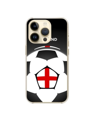 Coque iPhone 14 Pro Angleterre Ballon Football - Madotta