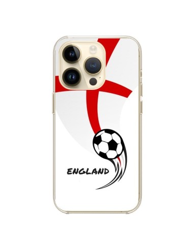 Coque iPhone 14 Pro Equipe Angleterre England Football - Madotta