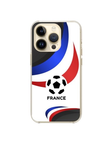 Coque iPhone 14 Pro Equipe France Football - Madotta