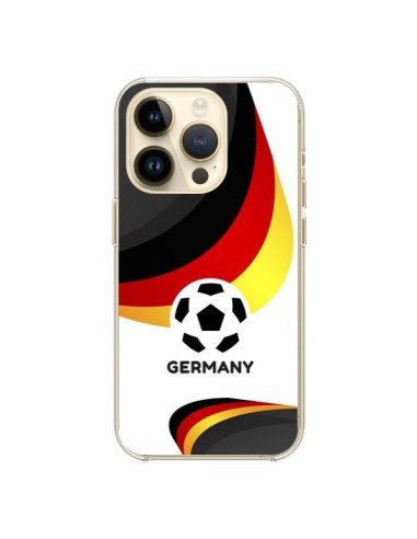 Coque iPhone 14 Pro Equipe Allemagne Football - Madotta
