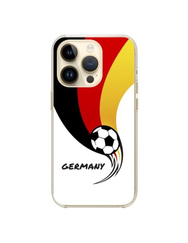 Coque iPhone 14 Pro Equipe Allemagne Germany Football - Madotta