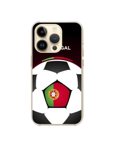 Coque iPhone 14 Pro Portugal Ballon Football - Madotta