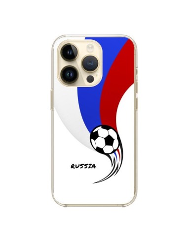 Coque iPhone 14 Pro Equipe Russie Russia Football - Madotta