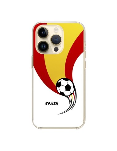 Coque iPhone 14 Pro Equipe Espagne Spain Football - Madotta