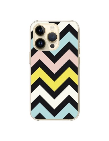 Coque iPhone 14 Pro Azteque Chevron Sunny - Mary Nesrala