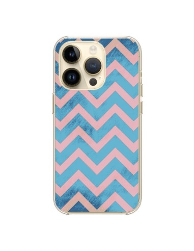 Coque iPhone 14 Pro Azteque Chevron Sunset - Mary Nesrala