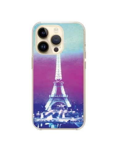 Coque iPhone 14 Pro Tour Eiffel Night - Mary Nesrala