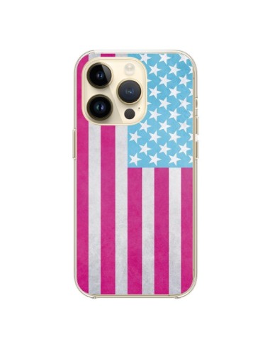 iPhone 14 Pro Case Flag USA Vintage - Mary Nesrala