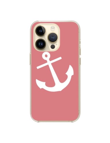 Coque iPhone 14 Pro Ancre Corail - Mary Nesrala