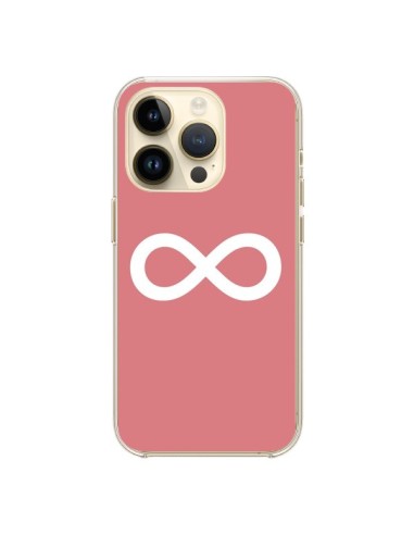 Cover iPhone 14 Pro Infinity Infinito Forever Corallo - Mary Nesrala