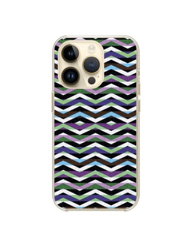 iPhone 14 Pro Case Equilibirum Aztec Tribal - Mary Nesrala