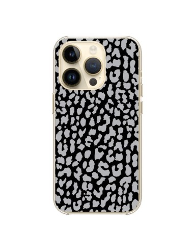 Cover iPhone 14 Pro Leopardo Grigio - Mary Nesrala