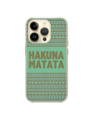 Coque iPhone 14 Pro Hakuna Matata Roi Lion - Mary Nesrala