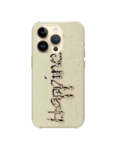 Coque iPhone 14 Pro Happiness Sand Sable - Mary Nesrala