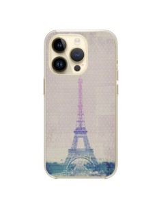 iPhone 14 Pro Case I Love Paris Tour Eiffel Love - Mary...