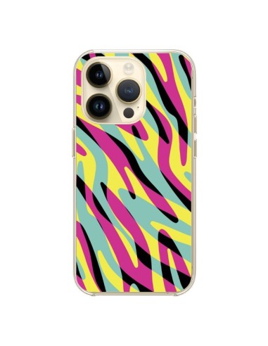 Coque iPhone 14 Pro In the wild arc en ciel - Mary Nesrala