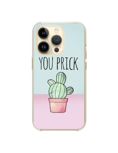 Coque iPhone 14 Pro You Prick Cactus - Maryline Cazenave