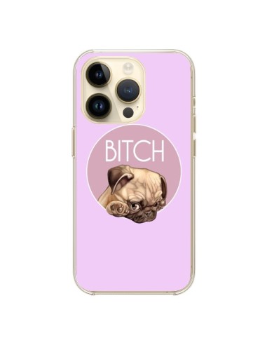 Coque iPhone 14 Pro Bulldog Bitch - Maryline Cazenave