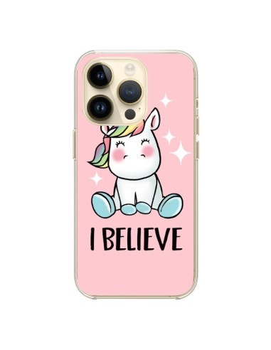 iPhone 14 Pro Case Unicorn I Believe - Maryline Cazenave