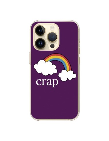 Coque iPhone 14 Pro Crap Arc en Ciel - Maryline Cazenave