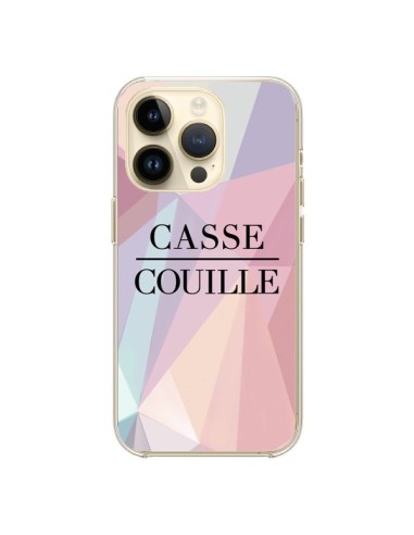 Cover iPhone 14 Pro Casse Couille - Maryline Cazenave