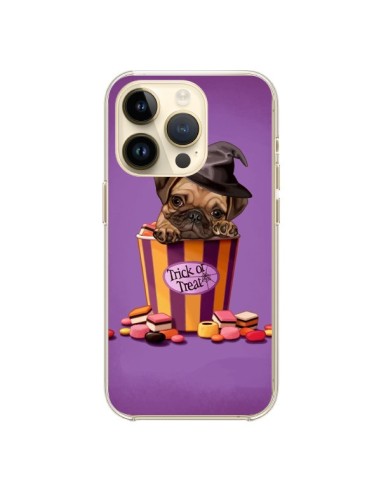 iPhone 14 Pro Case Dog Halloween Strega Bonbon - Maryline Cazenave