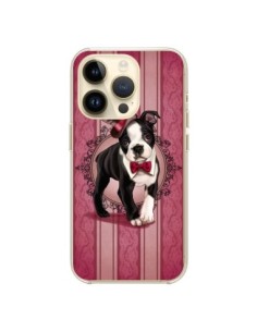 iPhone 14 Pro Case Dog Gentleman Bow tie Cappello -...