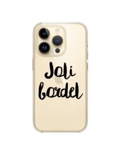 Cover iPhone 14 Pro Joli Bordel Trasparente - Maryline...
