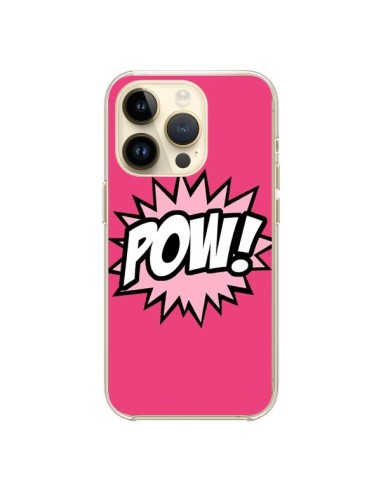 Coque iPhone 14 Pro Pow Bulles BD Comics - Maryline Cazenave