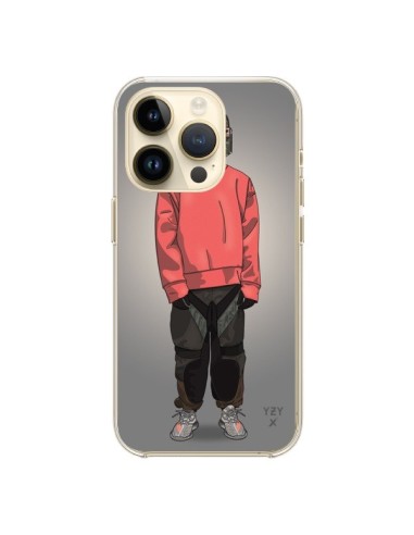 Coque iPhone 14 Pro Pink Yeezy - Mikadololo