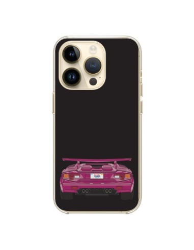 Coque iPhone 14 Pro Yamborhini Voiture - Mikadololo