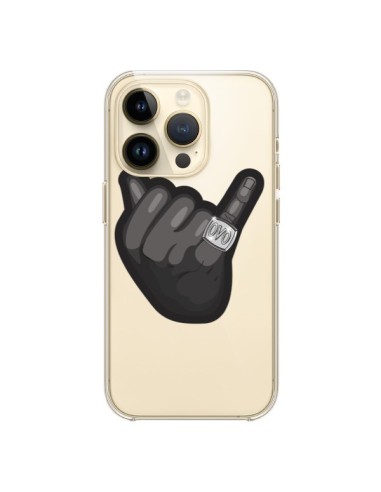 Coque iPhone 14 Pro OVO Ring bague Transparente - Mikadololo