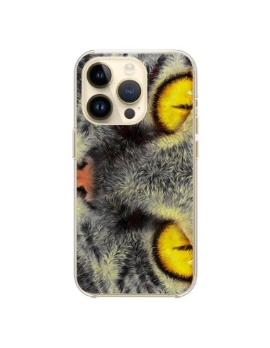 Coque iPhone 14 Pro Chat Gato Loco - Maximilian San