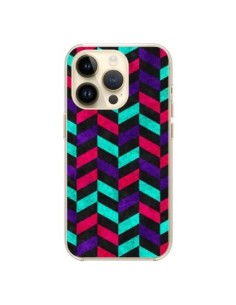 Coque iPhone 14 Pro Azteque Geometric Mundo - Maximilian San