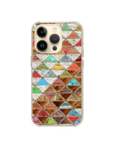 Coque iPhone 14 Pro Love Pattern Triangle - Maximilian San