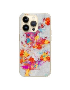 Cover iPhone 14 Pro Terre Mappa Monde Mother Earth Crying...