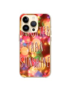 Cover iPhone 14 Pro Brighter Than Sunshine Paillettes -...