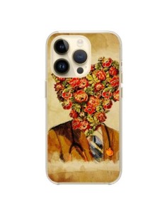 Coque iPhone 14 Pro Docteur Love Fleurs - Maximilian San