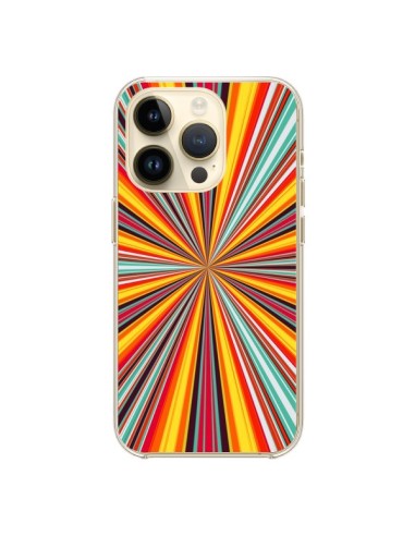 Coque iPhone 14 Pro Horizon Bandes Multicolores - Maximilian San