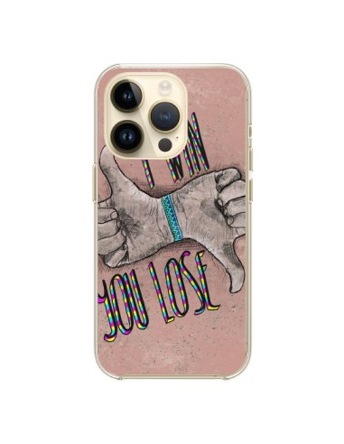 Coque iPhone 14 Pro I win You lose - Maximilian San