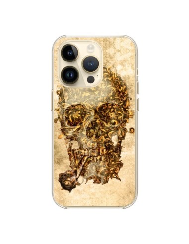 Coque iPhone 14 Pro Lord Skull Seigneur Tête de Mort Crane - Maximilian San