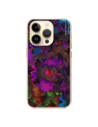 Coque iPhone 14 Pro Fleurs Lysergic Lujan - Maximilian San